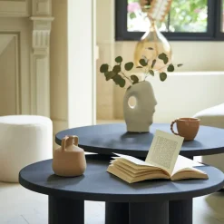 Fabrique de Styles Vase en grès 16x8xh23cm - Organic* Vases Et Soliflores