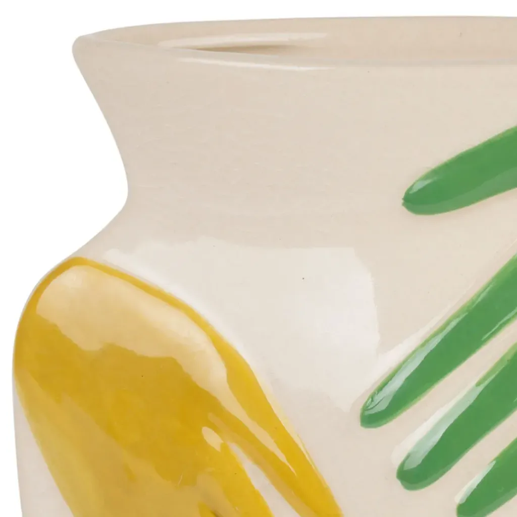 Fabrique de Styles Vase en porcelaine en mains h23cm - Visage-Arty* Vases Et Soliflores