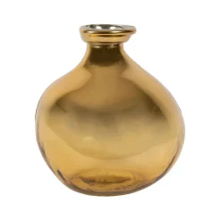 Fabrique de Styles Vase en verre recyclé sablé d16cm - Gali* Vases Et Soliflores