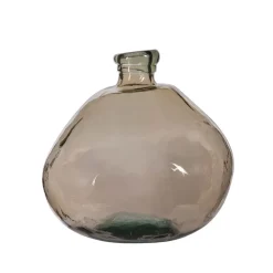 Fabrique de Styles Vase en verre recyclé sablé d16xh18cm - Simplicity* Vases Et Soliflores