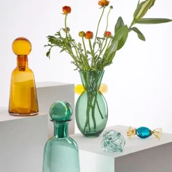 Fabrique de Styles Vase en verre h28.5cm - Pop'S* Vases Et Soliflores