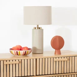 Fabrique de Styles Vase face 14x6xh18cm gres* Vases Et Soliflores