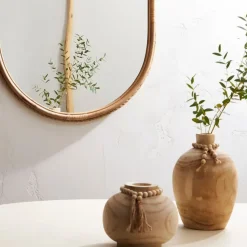 Fabrique de Styles Vase fleurs séchées en paulownia h27cm - Boende* Vases Et Soliflores