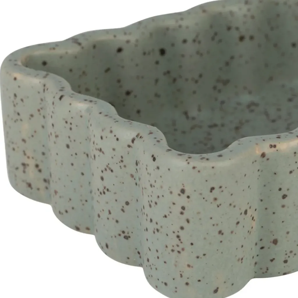 Fabrique de Styles Vide poche en grès moucheté 18x10cm - Aurore* Petits Objets Déco