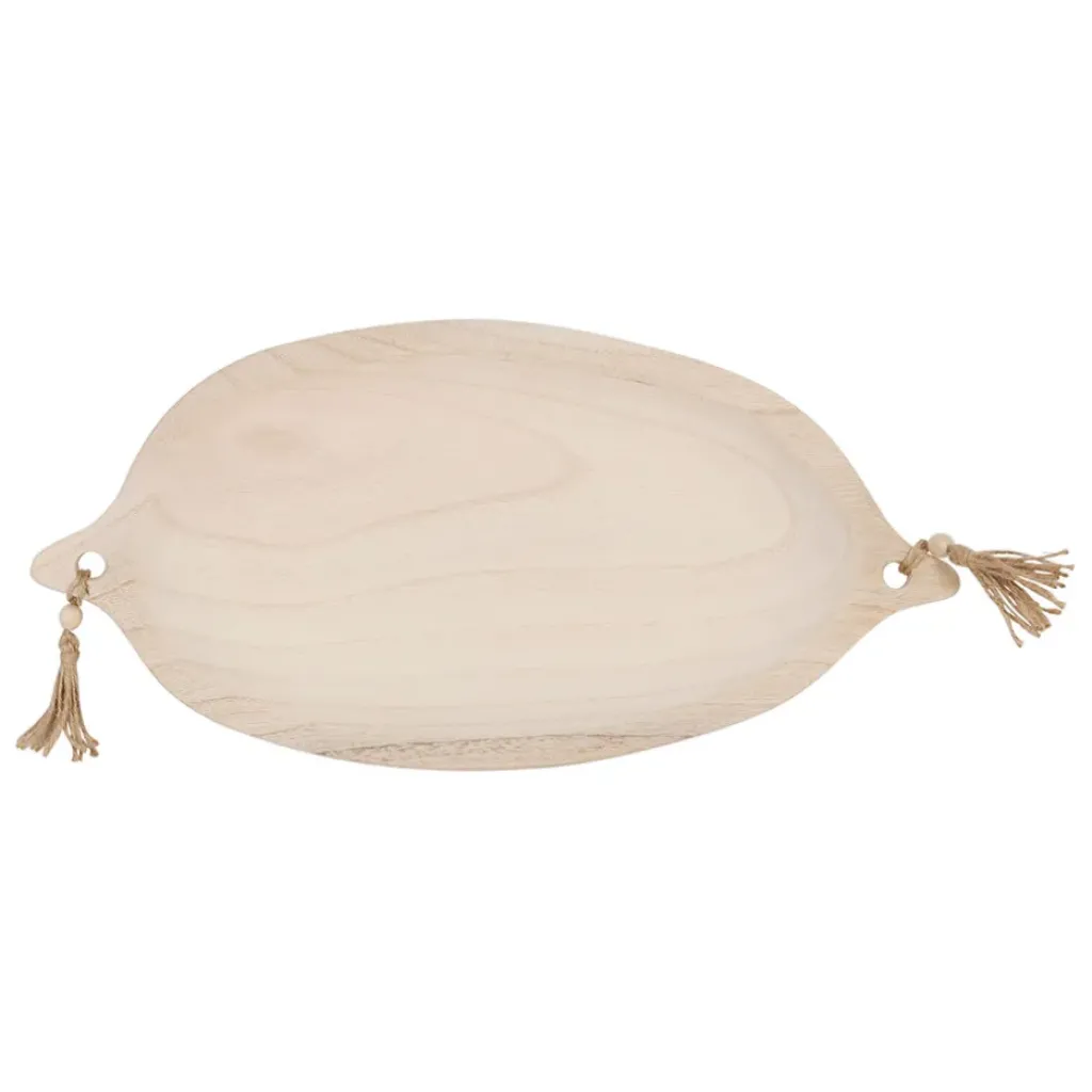 Fabrique de Styles Vide poche en paulownia 44x21cm - Boende* Petits Objets Déco